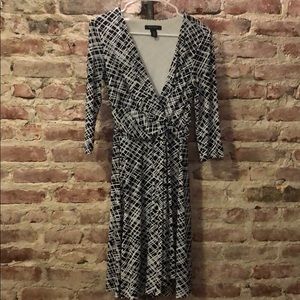 Faux-Wrap Dress